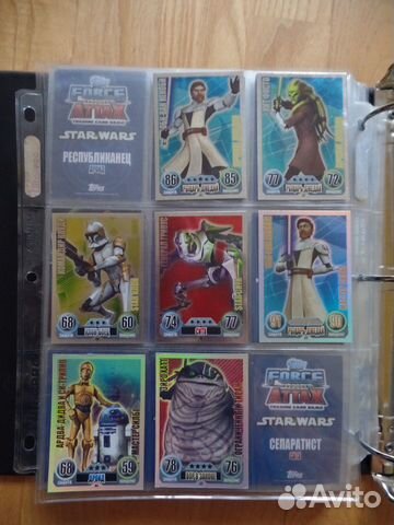 Карточки Звёздные войны Force Attax The Clone Wars Карточки Звёздные войны Force Attax The Clone Wars