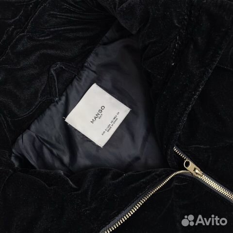 Куртка Mango бархатная