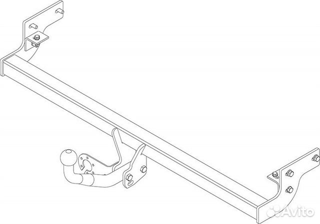 Фаркоп на hyundai Elantra седан (2007-2012)