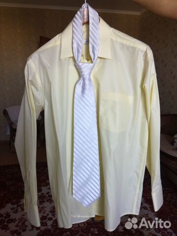 Костюм свадебный с рубашкой и галстуком