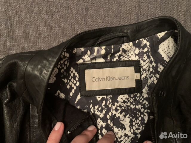 Куртка кожаная Calvin Klein