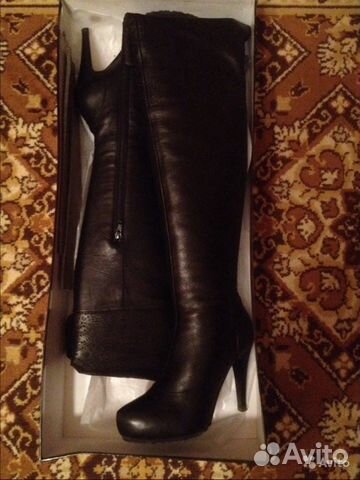 Сапоги женские кожаные 37 размер Сапоги женские кожаные 37 размер