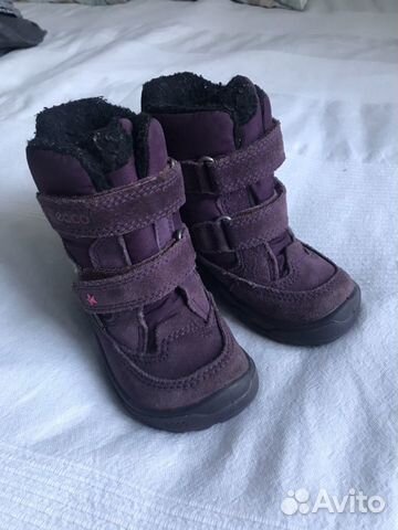 Ботинки зимние Ecco gore-Tex 23 р-р Ботинки зимние Ecco gore-Tex 23 р-р