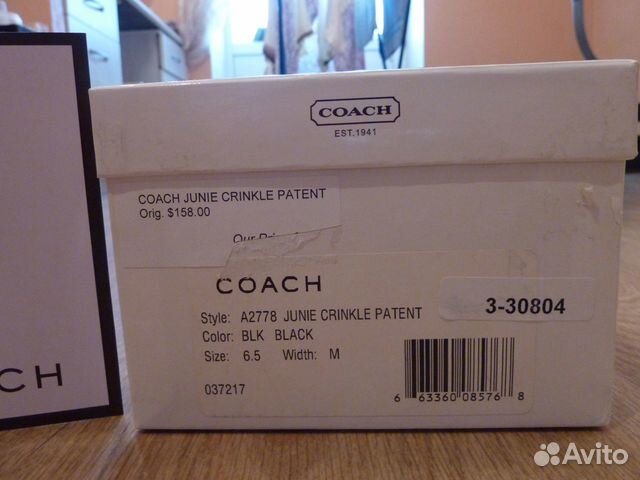 Балетки coach Балетки coach