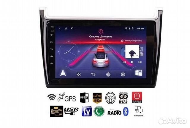 Штатная магнитола Android на VW Polo 5 Android 8.1