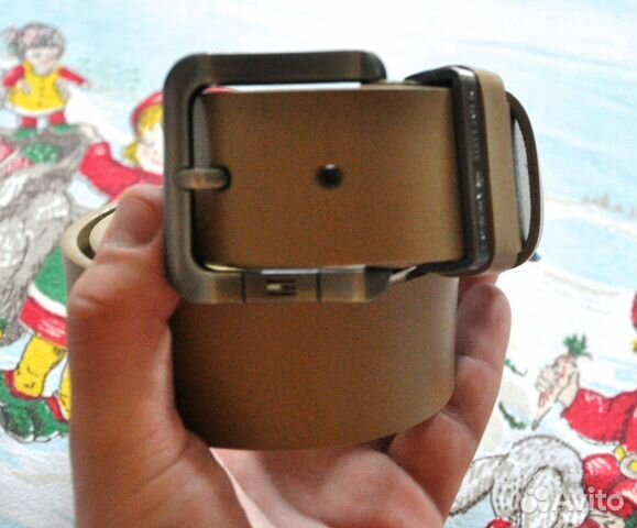 Мужской ремень / Tommy Hilfiger / новый (бежевый)