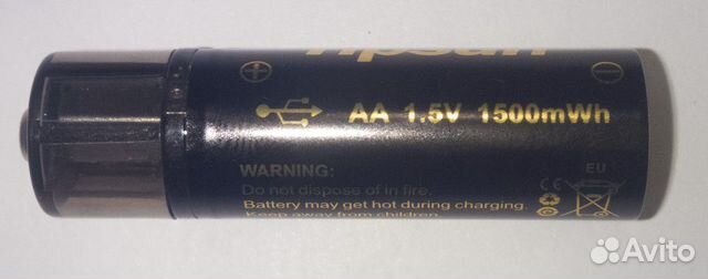 Перезаряжаемый аккумулятор аа 1.5V Li-ion 1000 mAh Перезаряжаемый аккумулятор аа 1.5V Li-ion 1000 mAh