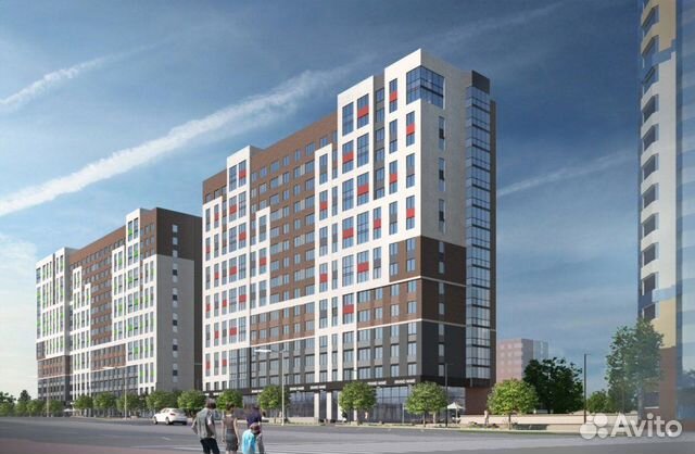 1-к квартира, 44.5 м², 2/16 эт. 1-к квартира, 44.5 м², 2/16 эт.