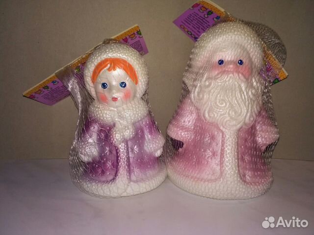 Дед Мороз и Снегурочка из пвх Дед Мороз и Снегурочка из пвх
