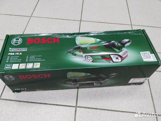 Ленточная шлифмашина Bosch PBS 75 A (новая)