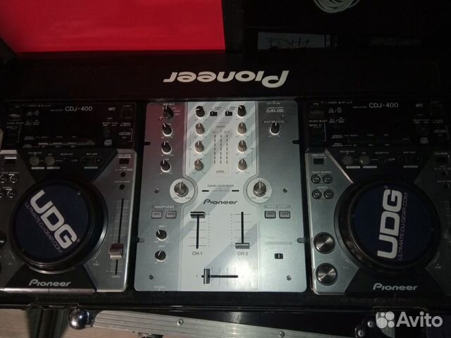 Pioneer cdj400/djm250, кейс