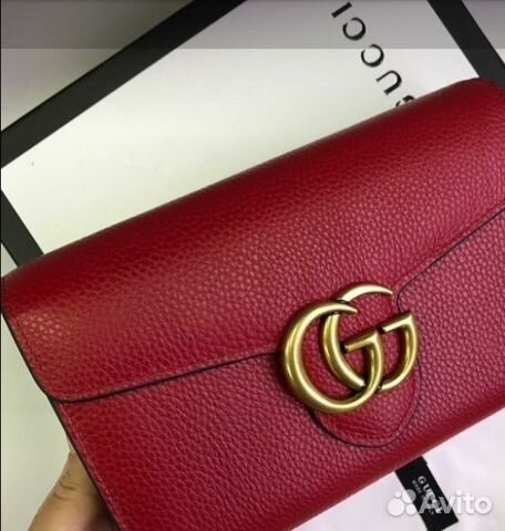 Сумка Gucci Marmont GG Chain Кошелек Клатч