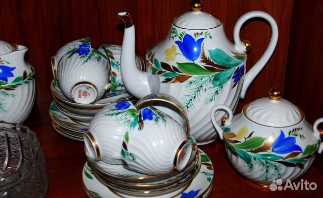 Винтаж. Кофейный сервиз 