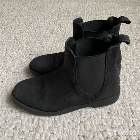 Сапожки для девочки из нубука Zara 33р Сапожки для девочки из нубука Zara 33р