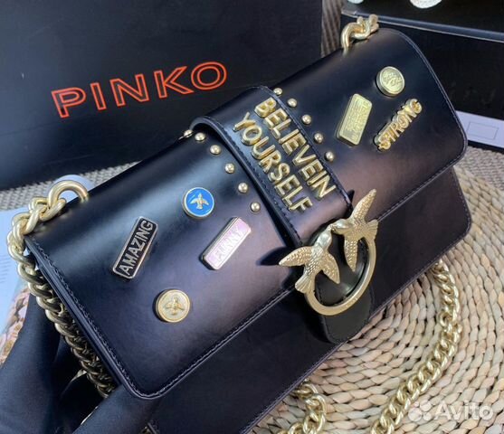 Сумка Pinko натуральная кожа