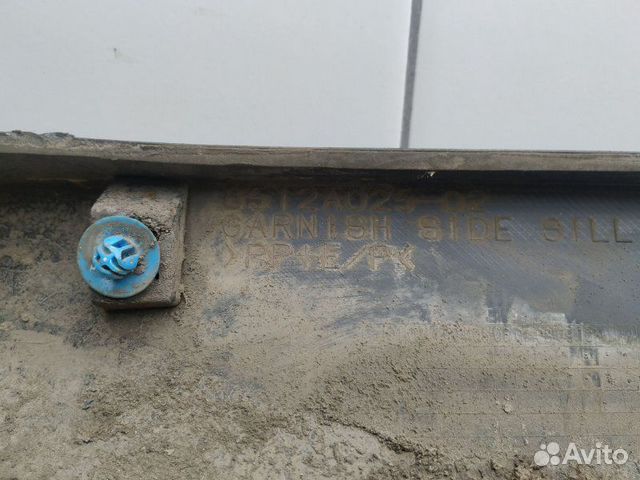 Накладка порога правая 6512A026 Mitsubishi Outland Накладка порога правая 6512A026 Mitsubishi Outland