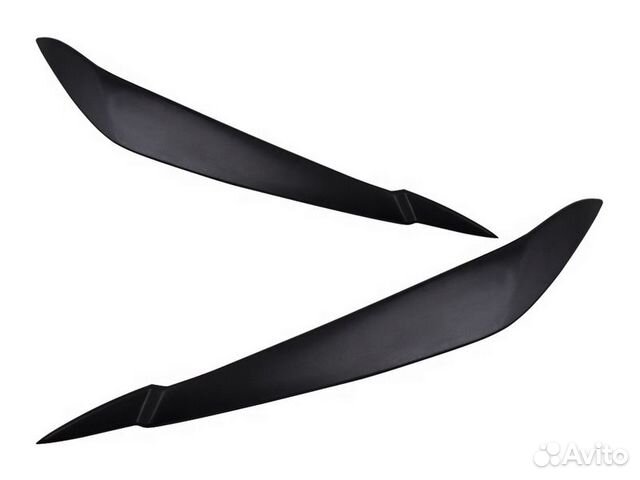 Накладки реснички на передние фары BMW X5 E70 Накладки реснички на передние фары BMW X5 E70