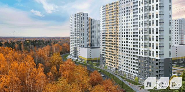 2-к квартира, 54.4 м², 7/25 эт.