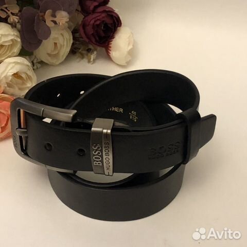 Ремень мужской женский унисекс кожаный