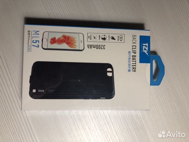 Чехол power bank 3200mah для iPhone 6-6s