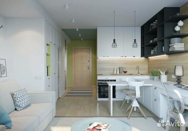 Студия, 23.6 м², 22/25 эт. Студия, 23.6 м², 22/25 эт.
