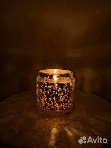 Подсвечник стеклянный, свеча Zara Home