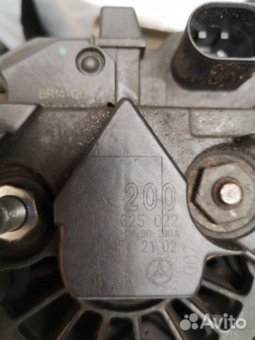 Генератор Bosch на мерседес виано 0124625022 Генератор Bosch на мерседес виано 0124625022