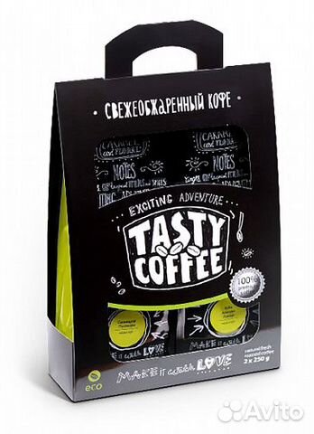 Кофе в зернах Tasty Coffee 250гр