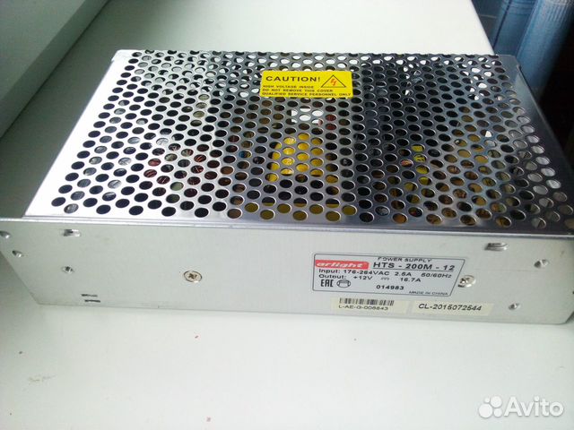 Блок питания 12 вольт HTS-200M-12