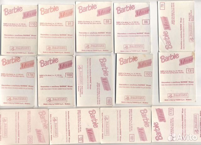 Наклейки Барби мода Barbie, Panini Наклейки Барби мода Barbie, Panini