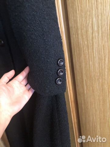 Пальто демисезонное чёрное