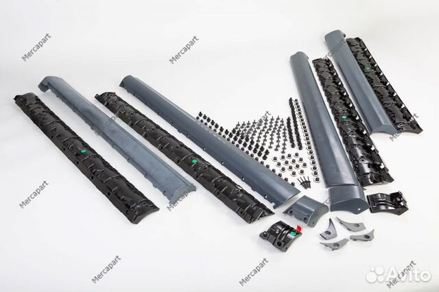 Пороги Мерседес V-class AMG W477 Пороги Мерседес V-class AMG W477