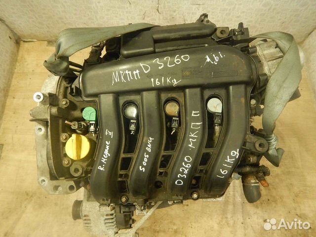 Двигатель Renault Megane 2 1.6 K4m 813 k4m 812