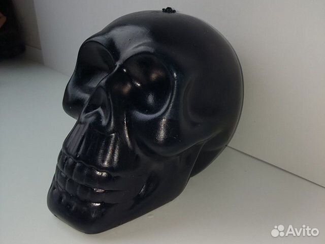 Готическая копилка череп