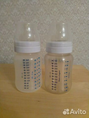 Бутылочки Avent classic, 260 мл с сосками Бутылочки Avent classic, 260 мл с сосками