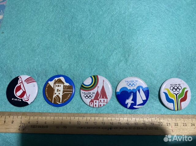 Значки Таллин 1980. Цена за все