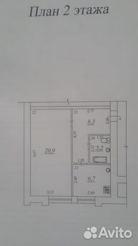 1-к квартира, 40 м², 2/9 эт.