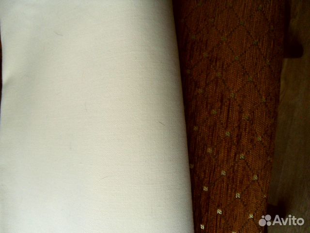 Ткань шерсть с лавсаном молоч. цв. 3,5м