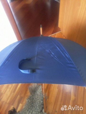 Зонт трость с дерев ручкой