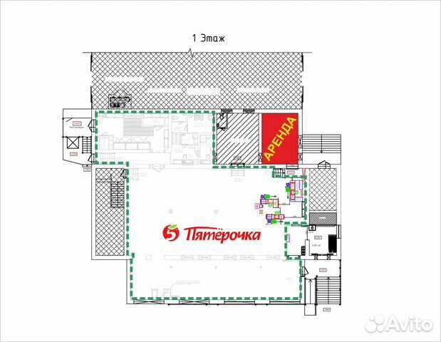 Торговое помещение, 31.8 м² Торговое помещение, 31.8 м²
