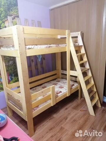 Детская Кровать двухьярусная Детская Кровать двухьярусная