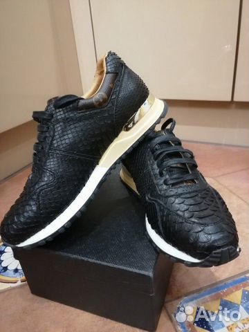 Кроссовки из кожи питона Кроссовки из кожи питона