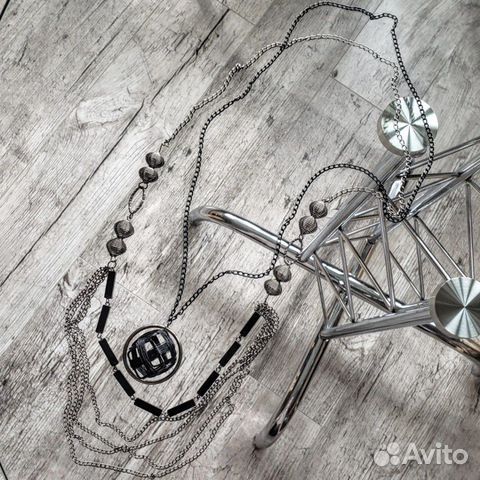 Бусы-цепи металл, пластик. Набор Бусы-цепи металл, пластик. Набор