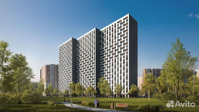 1-к квартира, 37.5 м², 6/25 эт. 1-к квартира, 37.5 м², 6/25 эт.
