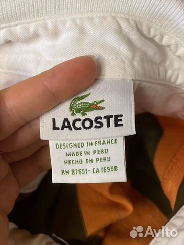 Винтажное поло lacoste