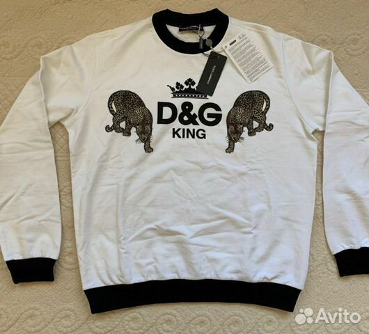 Свитшот толстовка Dolce & Gabbana king Купон