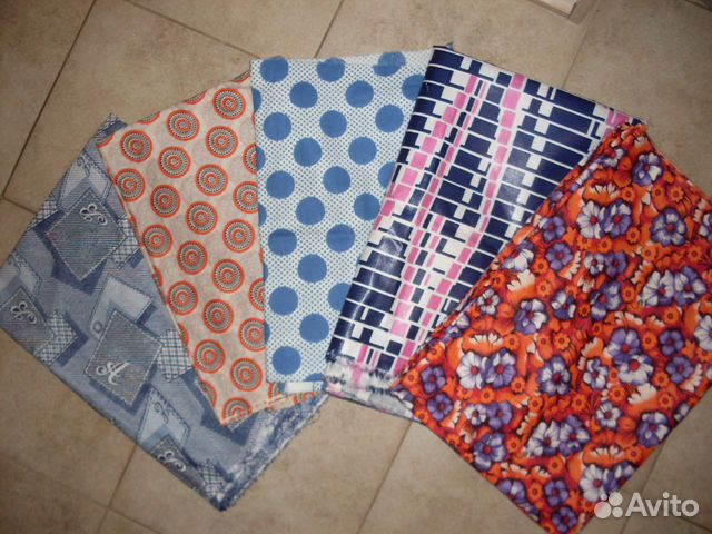 Винтаж. СССР. новые ткани. разные. отрезы