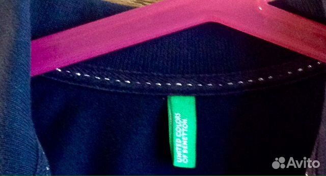 Benetton топ с воротником поло 100cotton Italy Benetton топ с воротником поло 100cotton Italy