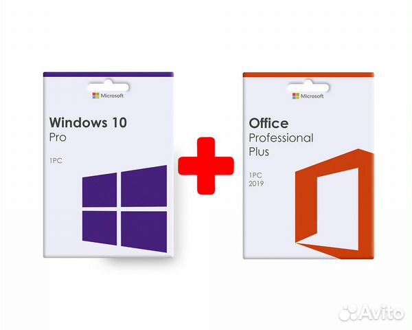 Комплект Windows 10 Pro + Office 2019 Pro Plus Комплект Windows 10 Pro + Office 2019 Pro Plus