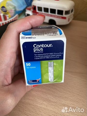 Тест полоски Contour plus 50